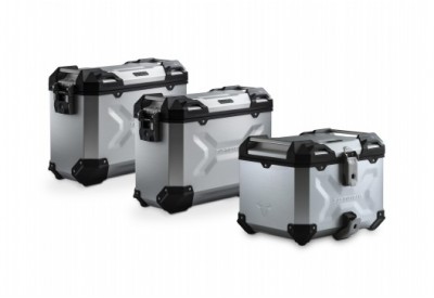 TraX Adventure Set Luggage BMW F750-850GS  OEM Stainless Steel Rack - Silver ADV.07.897.75000/S SW-Motech