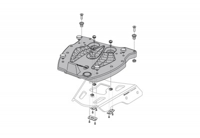 GIVI Monokey Adapter Plate for Alu Racks GPT.00.152.40501 SW-Motech