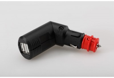 Double USB Pivoting Power Port With Universal Plug EMA.00.107.12200 SW-Motech