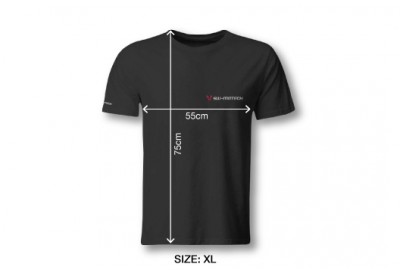 T-Shirt Black WER.BKL.027.XL.10001 SW-Motech