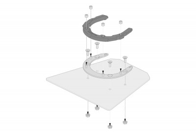 Tank Ring PRO For Steel And Seat Racks TRT.00.787.20200/B SW-Motech