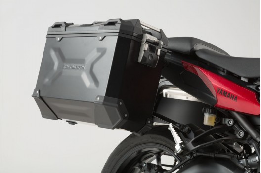 TraX Adventure Side Case Set 45-45L Yamaha MT-09 Tacer Models 2014-2017 KFT.06.525.70101/B SW-Motech
