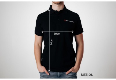 Polo-Shirt Black By SW-Motech WER.BKL.007.XL.10002