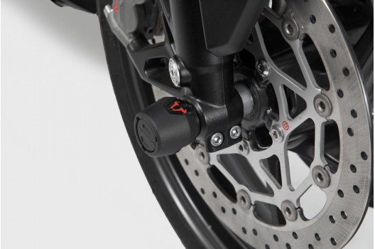 Front Axle Sliders Moto Guzzi V85 TT-Travel STP.17.176.10001/B SW-Motech
