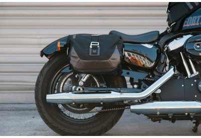 Legend Gear Saddlebag Set SLC BROWN Harley Davidson Sportster Models BC.HTA.18.768.20000 SW-Motech