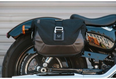 Legend Gear Saddlebag Set SLC BROWN Harley Davidson Sportster Models BC.HTA.18.768.20000 SW-Motech