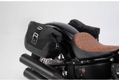 Legend Gear Saddlebag Set SLC BROWN Harley Davidson Softail Models BC.HTA.18.899.20000 SW-Motech