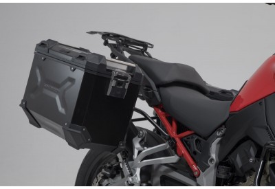 TraX Adventure Side Case Set 45-45L Ducati Multistrada V4-V4S-V4S Sport KFT.22.822.70300/B SW-Motech