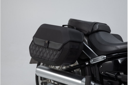 Legend Gear Side Bag  Set LH2 / LH1 Harley Davidson Softail Fat Boy BC.HTA.18.682.20400 SW-Motech