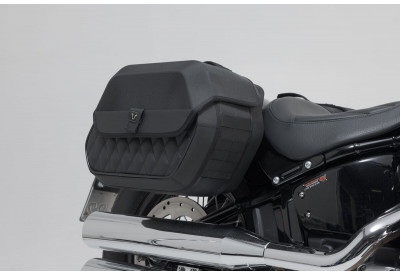 SLH Side Carrier LEFT For LH1 Bag Harley Davidson Softail Slim-Standard-Street Bob HTA.18.682.11400 SW-Motech
