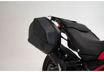AERO ABS Side Case Set 25-25L Ducati Multistrada 1200-1260-V2-950 KFT.22.114.60101/B SW-Motech