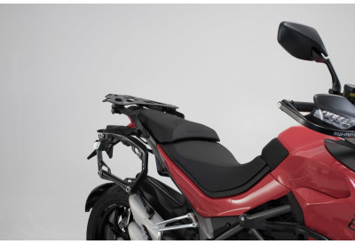 AERO ABS Side Case Set 25-25L Ducati Multistrada 1260 Models KFT.22.892.60100/B SW-Motech