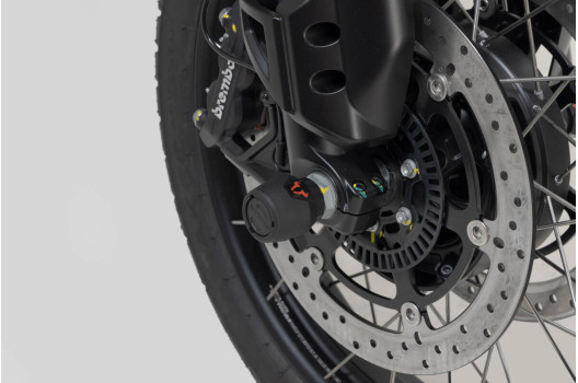 Front Axle Sliders Moto Guzzi V85 TT-Travel STP.17.176.10200/B SW-Motech