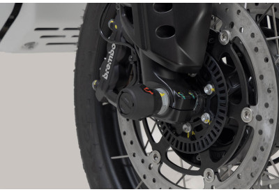 Front Axle Sliders Moto Guzzi V85 TT-Travel STP.17.176.10200/B SW-Motech