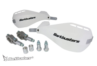 Barkbusters EGO Handguards Two Point Mount Straight 22mm EGO-201-00-WH