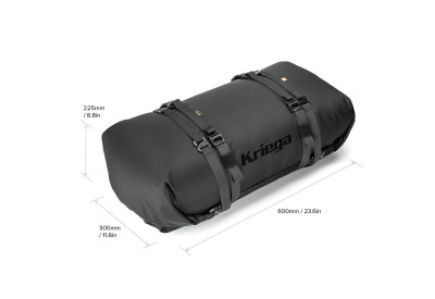 Rollpack 40 Black by Kriega KRP40-B